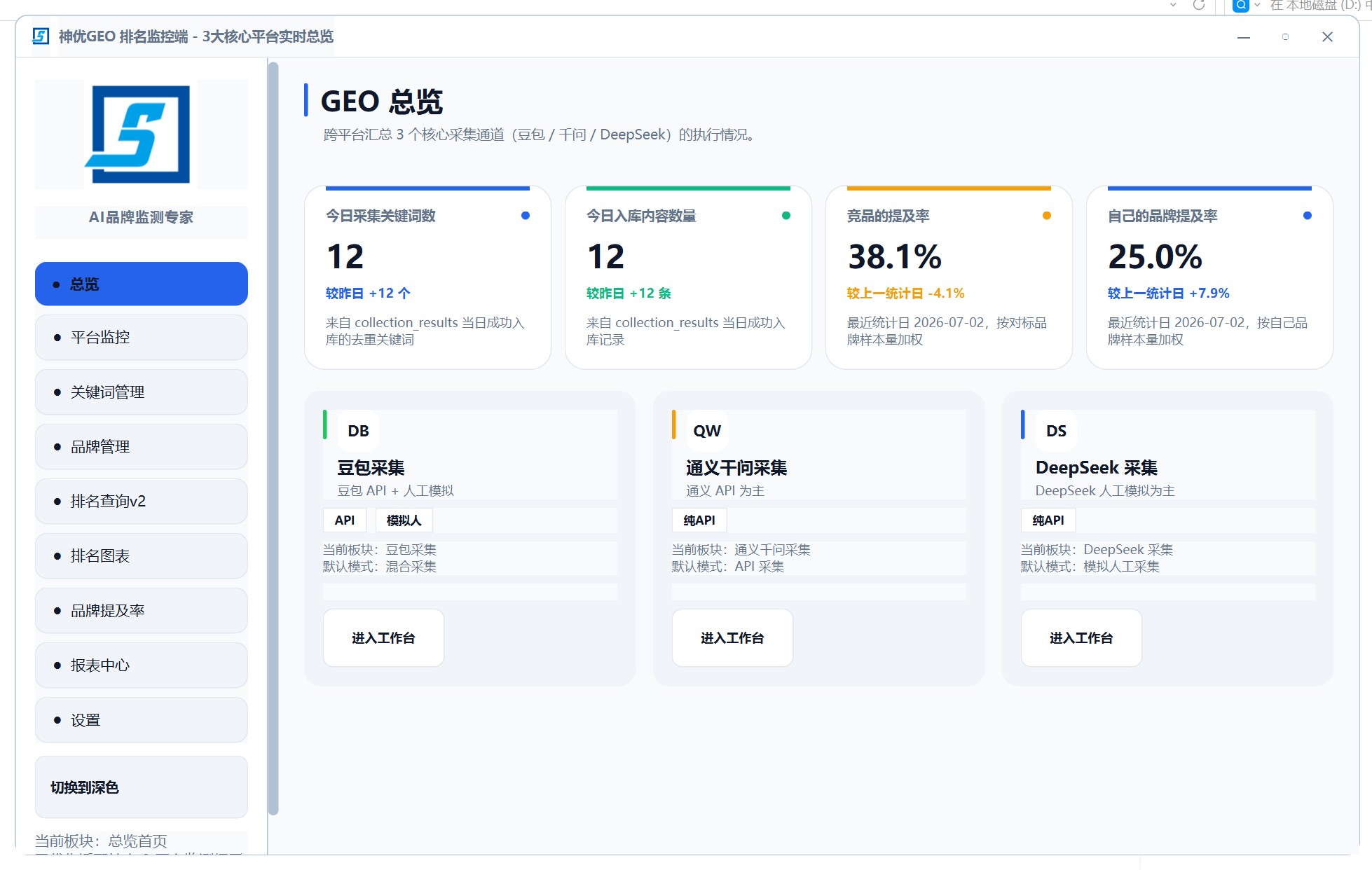 GEO 服务商平台 · GEO 系统企业GEO推广解决方案